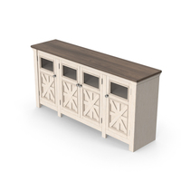 TV Stand With 4 Doors PNG & PSD Images