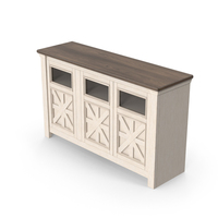 TV Stand With 3 Doors PNG & PSD Images