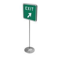 Exit Sign PNG & PSD Images