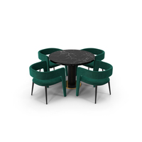 Dining Table With Chairs PNG & PSD Images