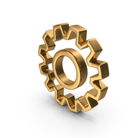 Gold Gear Icon PNG & PSD Images