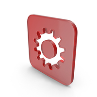 Glass Gear Icon PNG & PSD Images