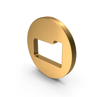 Gold Folder Icon PNG & PSD Images