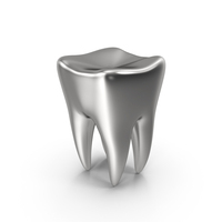 Silver Teeth Model PNG & PSD Images