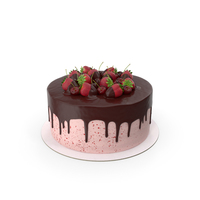 Strawberry Cake PNG & PSD Images