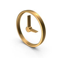 Gold Time Icon PNG & PSD Images