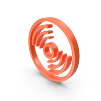Orange Disk Icon PNG & PSD Images