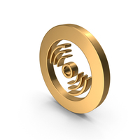 Gold Disk Icon PNG & PSD Images