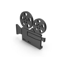 Black Video Camera Symbol PNG & PSD Images
