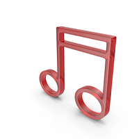 Glass Music Note Icon PNG & PSD Images