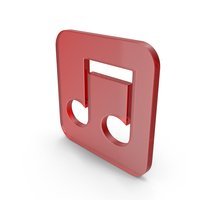 Glass Music Note Icon PNG & PSD Images