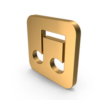 Gold Music Note Icon PNG & PSD Images