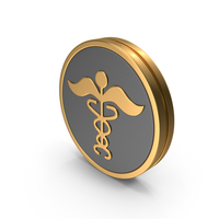 Badge Asclepius Icon PNG & PSD Images