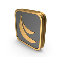 Badge Banana Icon PNG & PSD Images