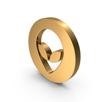 Gold Alien Icon PNG & PSD Images
