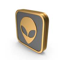Badge Alien Icon PNG & PSD Images