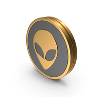 Badge Alien Icon PNG & PSD Images