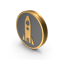 Badge Rocket Icon PNG & PSD Images