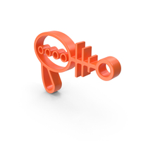 Orange Raygun Icon PNG & PSD Images