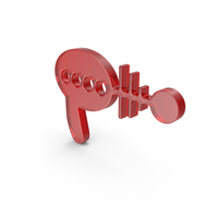 Glass Raygun Icon PNG & PSD Images