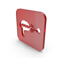 Square Glass Raygun Icon PNG & PSD Images