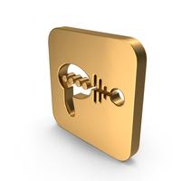 Gold Raygun Icon PNG & PSD Images