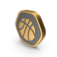 Hexagonal Basketball Icon PNG & PSD Images