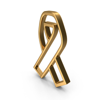 Gold Ribbon Icon PNG & PSD Images