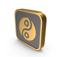 Badge Yin Yang Icon PNG & PSD Images