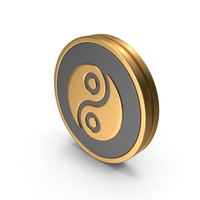 Badge Yin Yang Icon PNG & PSD Images