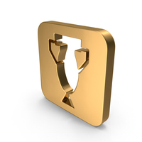 Gold Trophy Cup Icon PNG & PSD Images