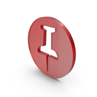Glass Pin Icon PNG & PSD Images