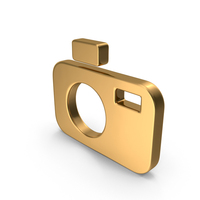 Gold Camera Icon PNG & PSD Images