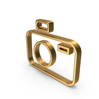 Gold Camera Icon PNG & PSD Images