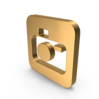 Gold Camera Icon PNG & PSD Images