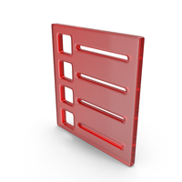 Glass List Icon PNG & PSD Images
