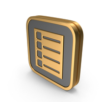Badge List Icon PNG & PSD Images
