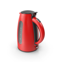 Red Plastic Kettle PNG & PSD Images