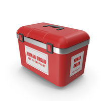 Closed Live Organ Transport Box PNG & PSD Images