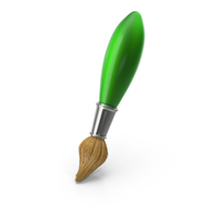 Cartoon Brush Green PNG & PSD Images