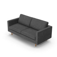 Grey Loveseat PNG & PSD Images