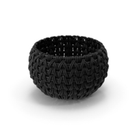 Storage Basket Small Black PNG & PSD Images