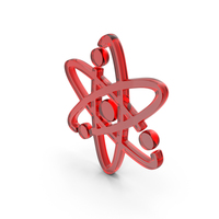 Atom Laboratory Science Icon Glass PNG & PSD Images