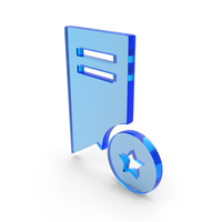 Glass Bookmark Miscellaneous Icon PNG & PSD Images
