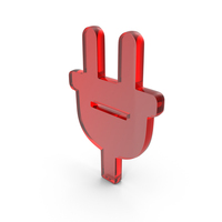 Glass Electric Plug Icon PNG & PSD Images