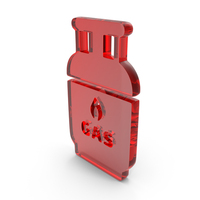 Gas Cylinder Icon Glass PNG & PSD Images