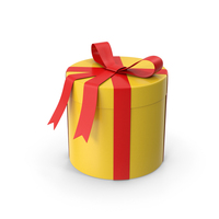 Yellow Gift Box PNG & PSD Images