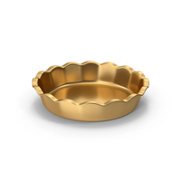 Gold Pie Pan PNG & PSD Images