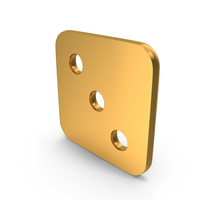 Gold Game Three Dice Icon PNG & PSD Images