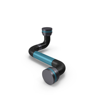 Scifi Pipe Blue PNG & PSD Images